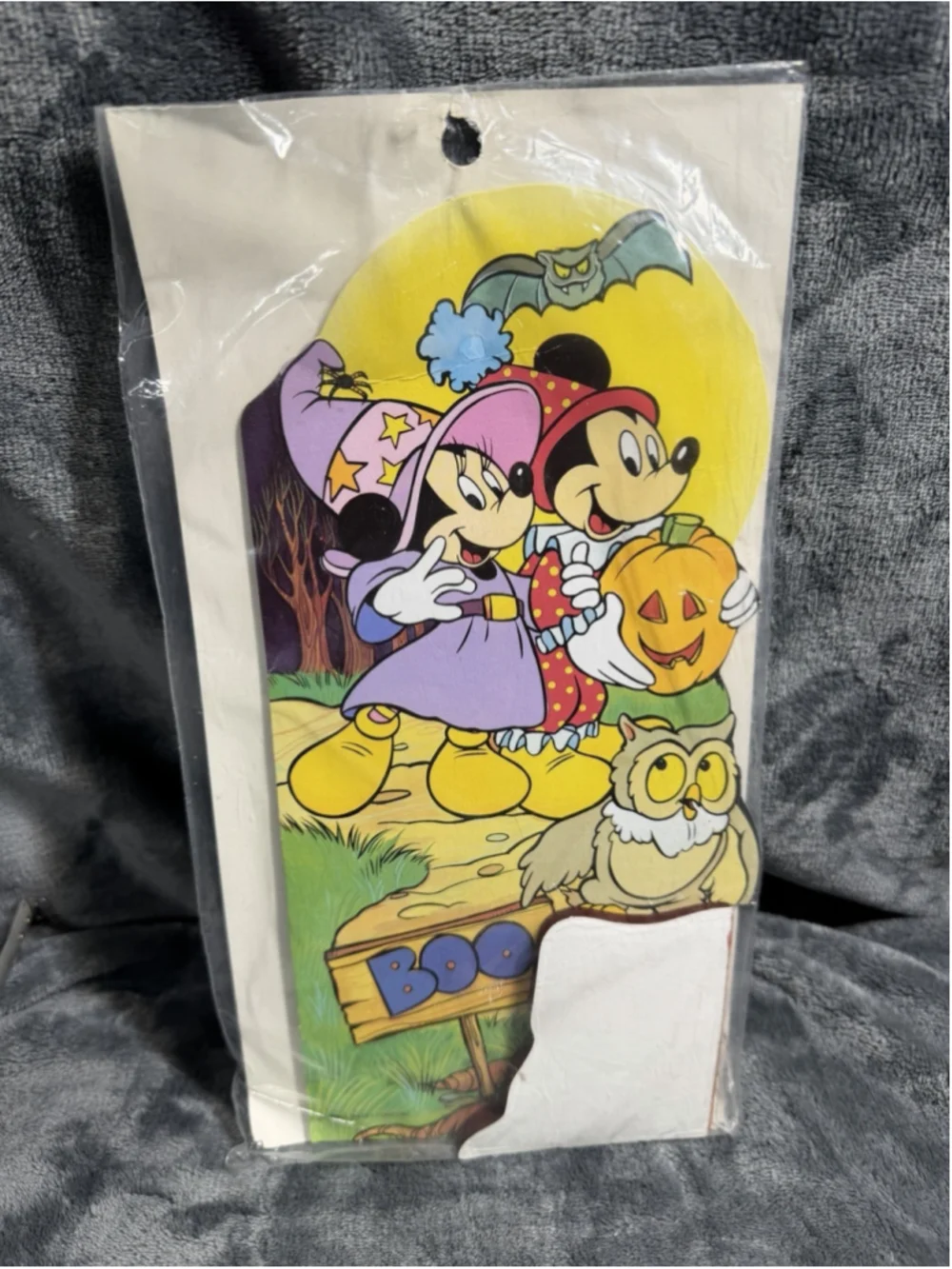Vintage Disney Mickey Minnie Halloween Honeycomb Centerpiece 11 Inch By Eureka